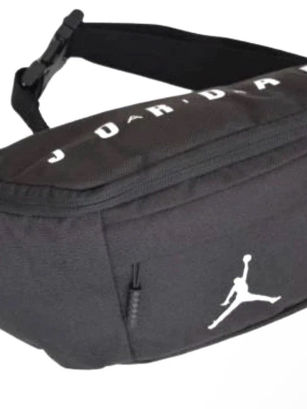 Jordan Black Jumpman Waist Pack with White Logo